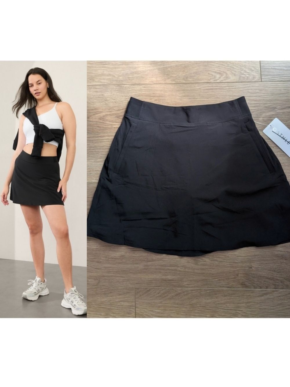 Athleta | Brooklyn Heights High Rise Skort In Black